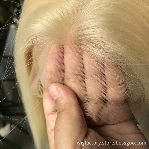 Cheap 613 Blonde Human Hair Lace Wigs Cuticle Aligned,Virgin Brazilian Hair Human Wig Unprocessed,13*4 Wholesale Wigs Human Hair